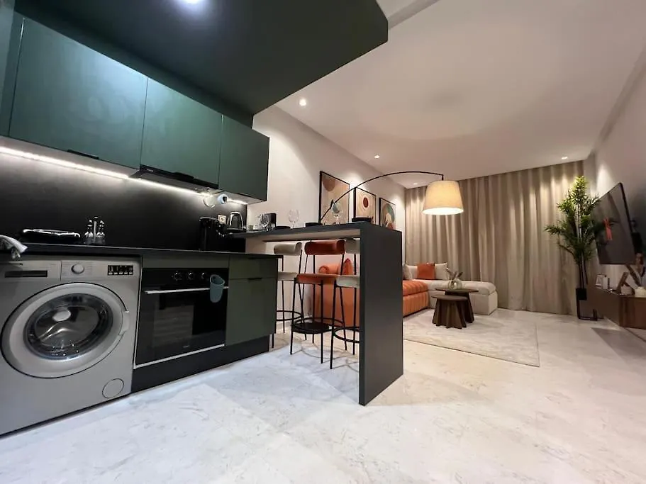 Lejlighed Luxury Residence So Stylish & Bright Appartement Hotel Au Coeur De Casablanca Pres De Carrefour Et 3 Min De La Gare Ferroviere Oasis Marokko